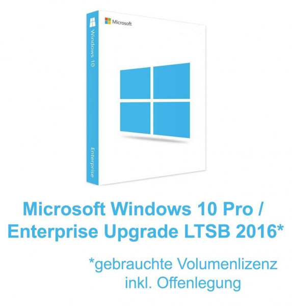 Windows 10 Enterprise Upgrade LTSB 2016 | gebraucht