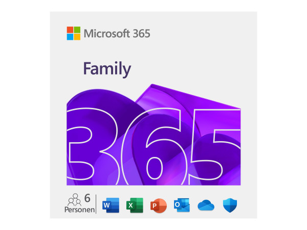 Microsoft 365 Family - 1 Jahresabonnement, ESD